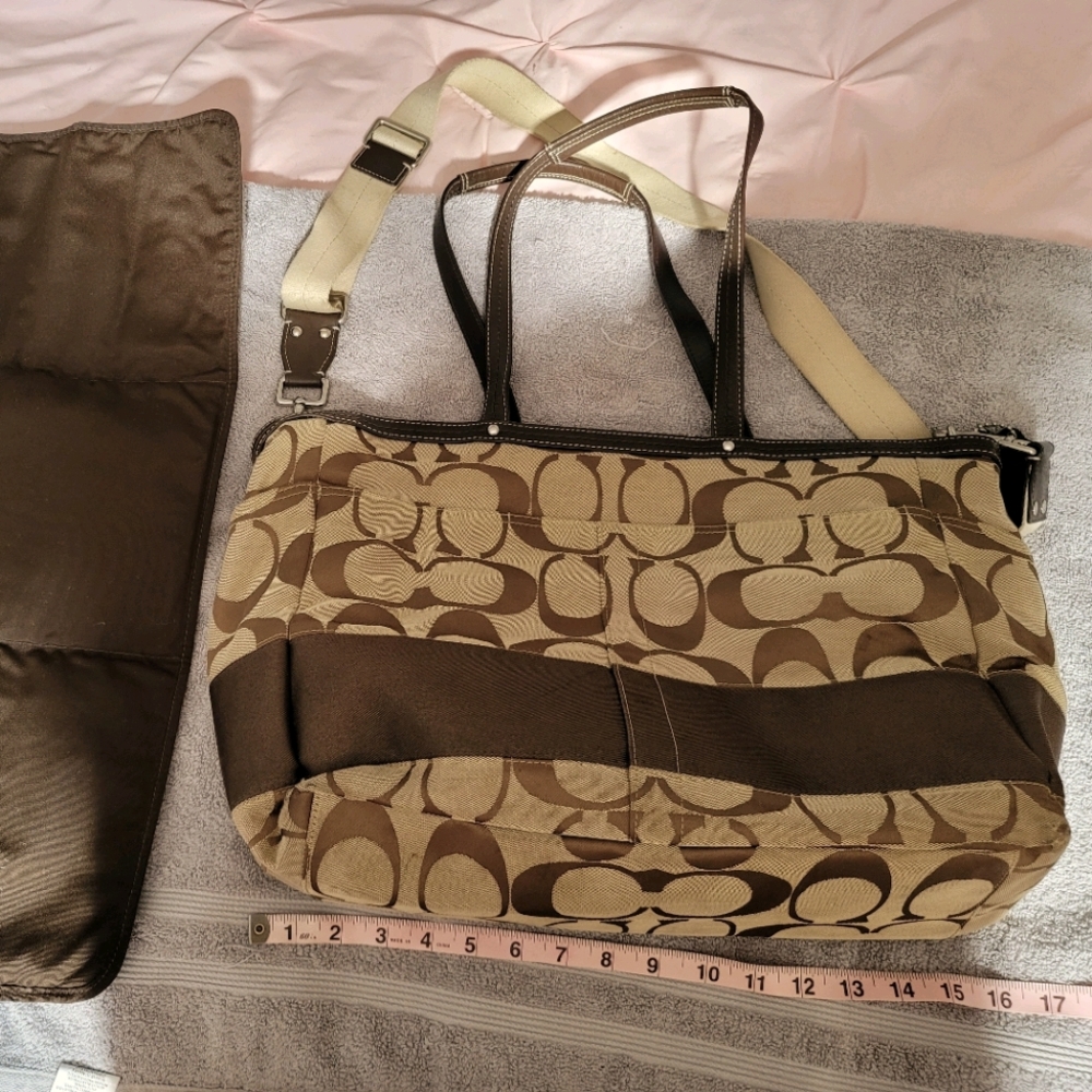 GUC Coach Diaper Bag - Picture 1 of 7